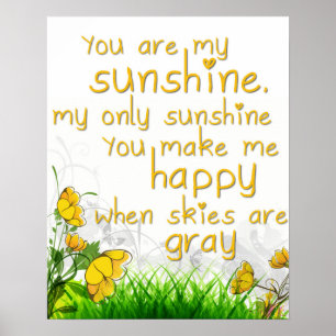 "You Are My Sunshine" Wall Art