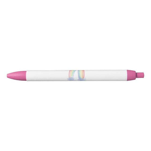 You are my sunshine watercolor painted rainbow  pen (Front)