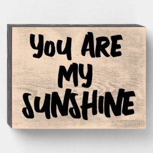YOU ARE MY SUNSHINE WOOD WALL SIGN