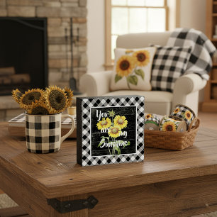 You are my sunshine wooden box sign