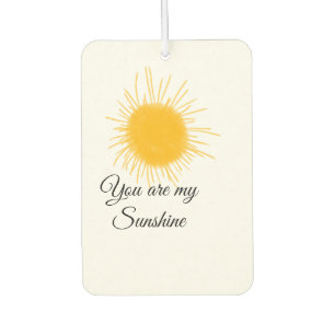 you are my sunshine yellow orange sun rays add nam air freshener