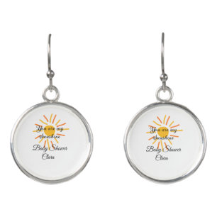 you are my sunshine yellow orange sun rays add nam earrings