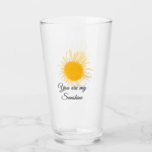 you are my sunshine yellow orange sun rays add nam glass