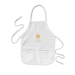 you are my sunshine yellow orange sun rays add nam kids' apron