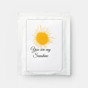 you are my sunshine yellow orange sun rays add nam tea bag drink mix