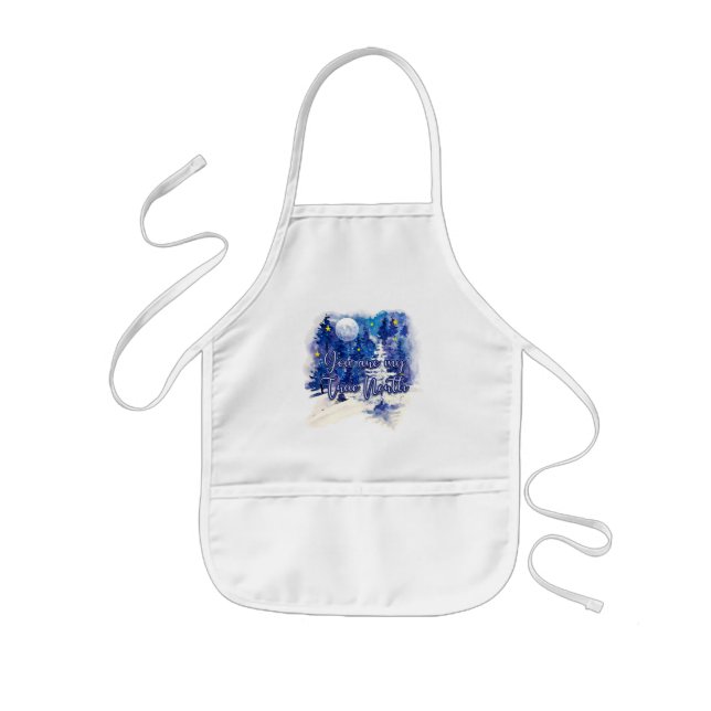 You Are My True North Kids' Apron (Front)