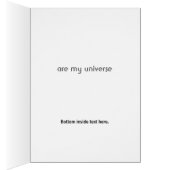 You Are My Universe Cards (Inside (Right))