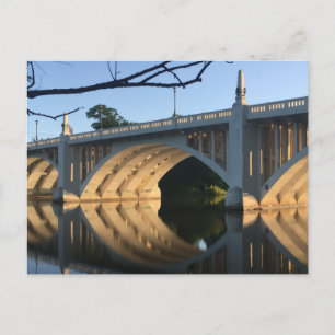 You are never cashed south bend Indiana Bridge Postcard