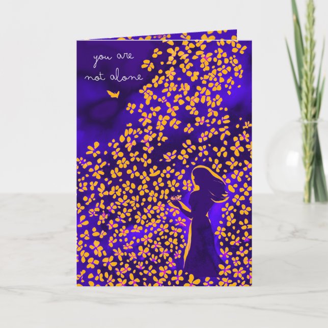 You Are Not Alone - A Card of Faith (Front)