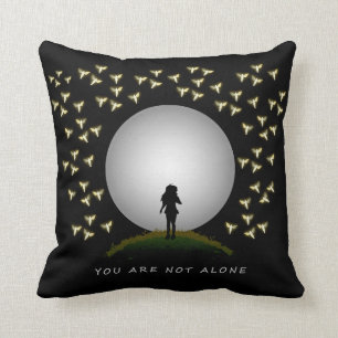 You Are Not Alone Angel Message of Hope Pillow