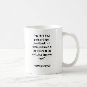 “You Are Not Alone” James Baldwin Quote Mug
