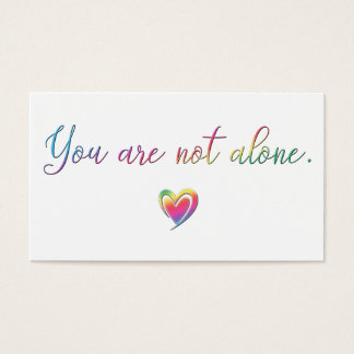 You Are Not Alone/Safety Pin