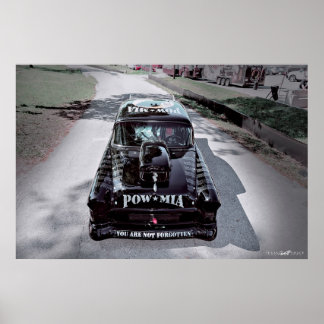 You Are Not Forgotten 1955 POW-MIA Chevy Poster