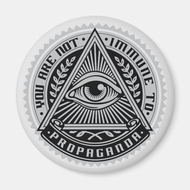 You Are Not Immune To Propaganda Magnet (Front)