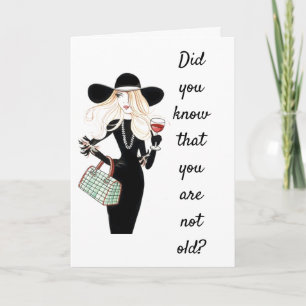 YOU ARE NOT "OLD" YOU ARE "RETRO" CARD