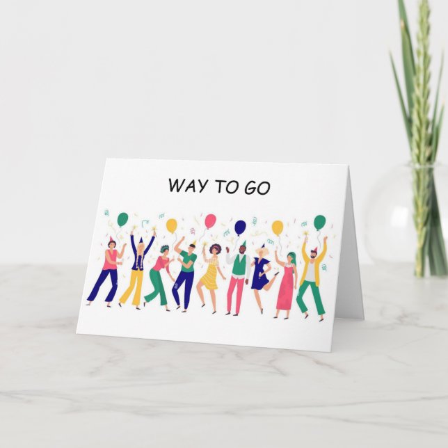 YOU ARE **NOW DIVORCED** YOU DID IT!!! CARD (Front)