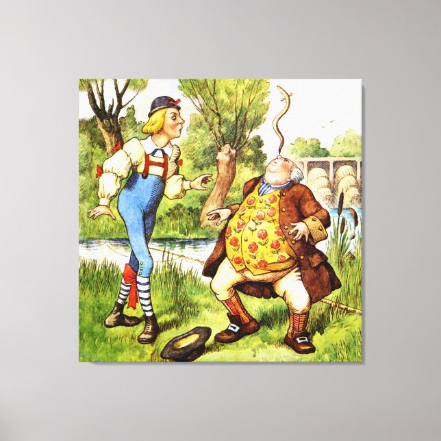 You Are Old, Father William - Alice in Wonderland Canvas Print (Front)