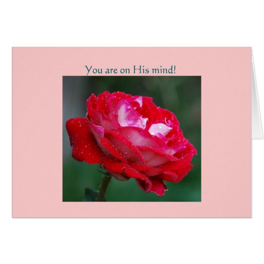 You are on His mind! Cards (Front Horizontal)