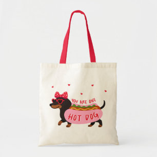 You Are One Hot Dog Tote Bag