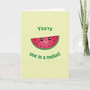 Melon Pun Cards | Zazzle