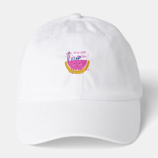You Are One in a Melon" Funny Watermelon Pun T-Shi Hat
