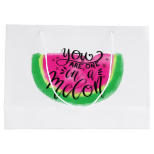 You are One in a Melon Large Gift Bag