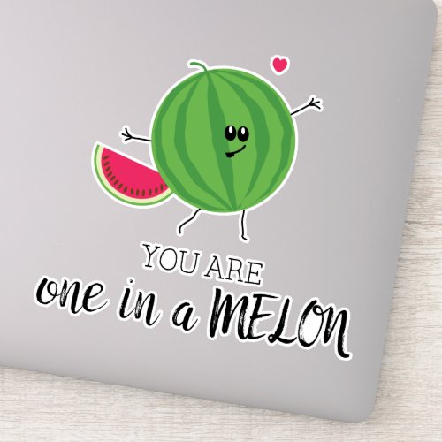 You are One in a Million Thank You Watermelon Sticker