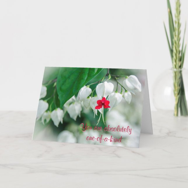 You Are One-of-a-kind Card (Front)