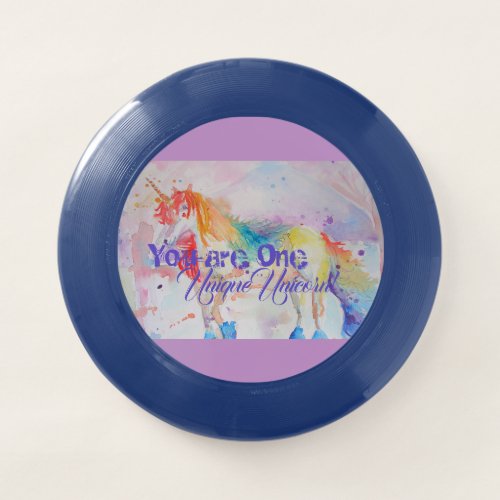 You Are One Unique Unicorn Girls Pink Unicorns Wham_O Frisbee