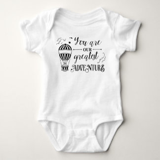 you are our greatest adventure baby shirt one piec