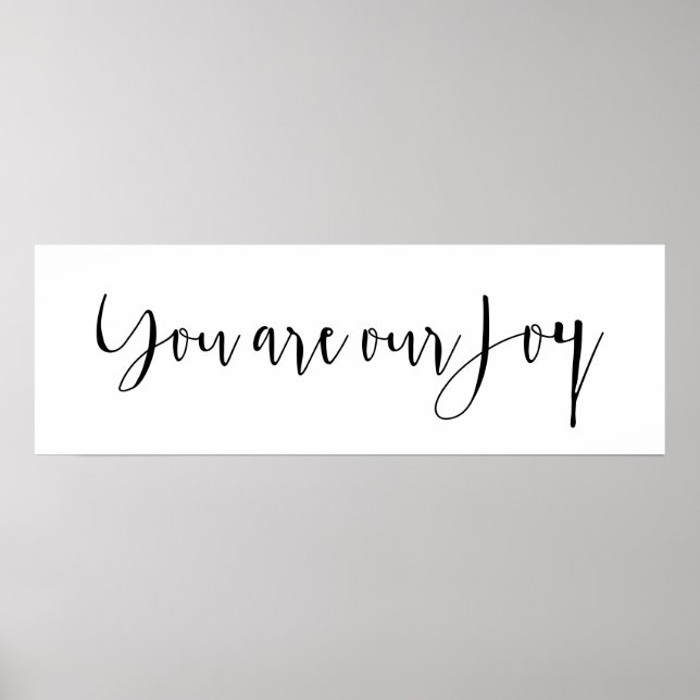 You are our Joy Baby Nursery Print (Front)