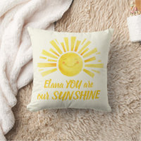 You are our sunshine cute smile yellow sun custom
