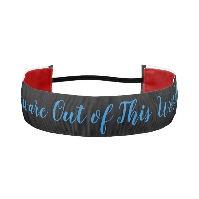 You Are Out of This World Spaceships Athletic Headband (Front)