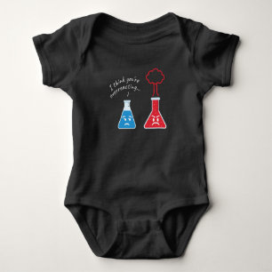 You are Overreacting Chemist Chemistry Baby Bodysuit