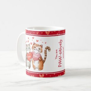 You Are Pawsitively Awesome Classroom Valentine's Coffee Mug