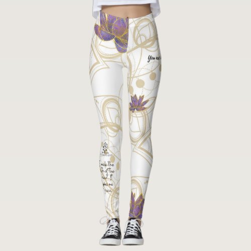 You are Peace Leggings by Ooomsuum Relaxation