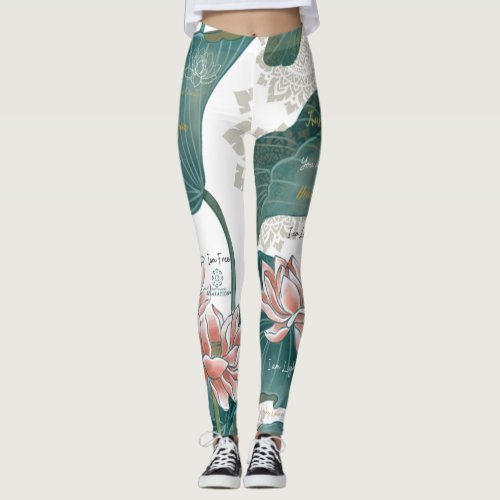 You are Peace Leggings by Ooomsuum Relaxation