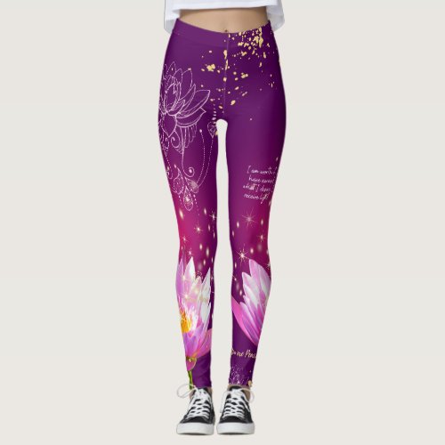 You are Peace Leggings by Ooomsuum Relaxation