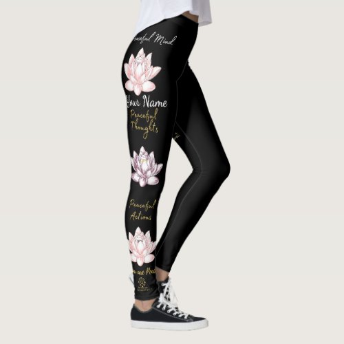 You are Peace Leggings by Ooomsuum Relaxation