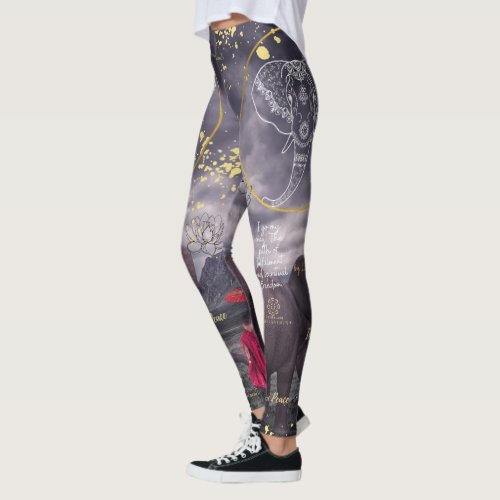 You are Peace Leggings by Ooomsuum Relaxation