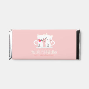 You Are Purr-Fection Lovely Cats Valentines Day Hershey Bar Favors