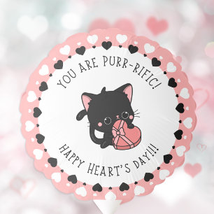 You Are Purr-rific Valentines Day Kids Party Balloon