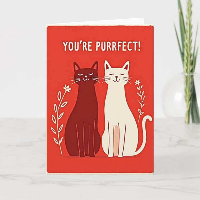 You Are Purrfect Cats Card (Front)