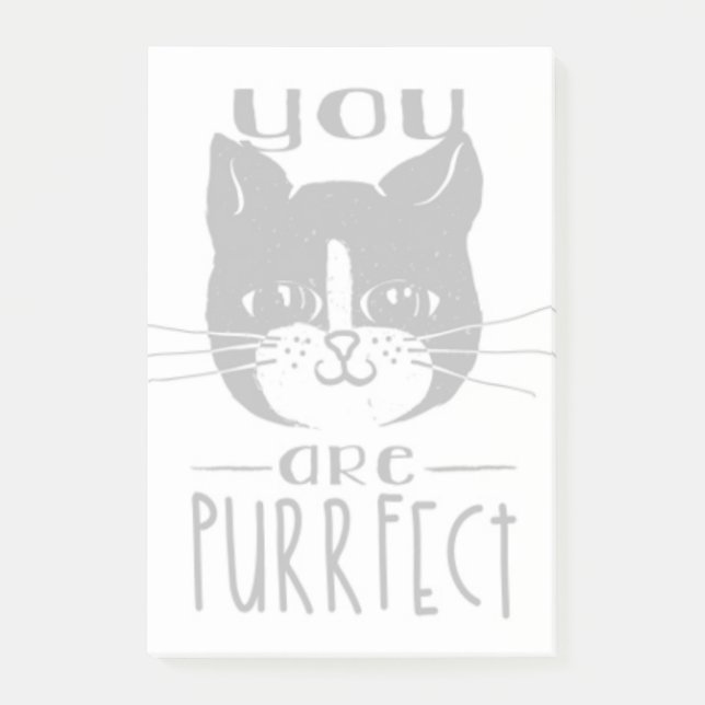 You Are Purrfect Post-it Notes (Front)