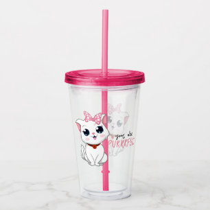 You are Purrrfect Acrylic Tumbler