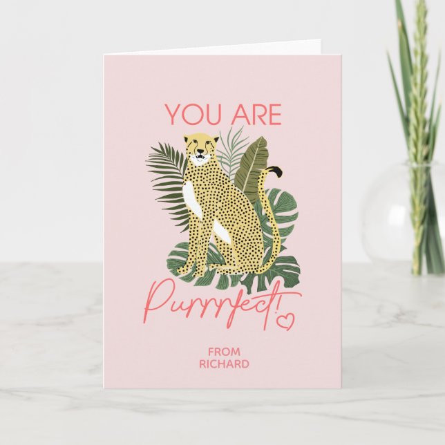 You are Purrrfect Holiday Card (Front)