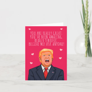 You are really great amazing terrific. Believe me Card