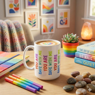 You Are Safe With Me – Classic Affirmation Mug