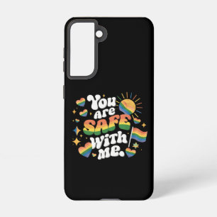 You are Safe with Me LGBT Rainbow Gay Samsung Galaxy S21 Case