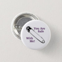 if you can read this, you are too close gift pinback button, Zazzle